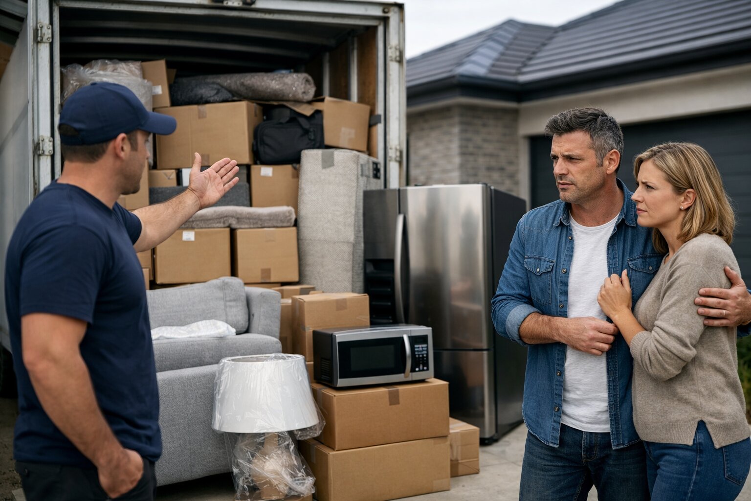 movers cannot fit everything in one trip